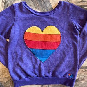 Kids Unisex Size 14 Aviator Nation Crewneck Sweatshirt